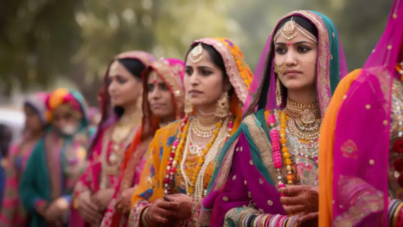 Punjabi women dancing in traditional attire celebrating Punjabi folk culture – JUGNI: Beyond Time and Boundaries by Siyahi Blog